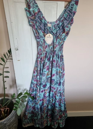 Nieuw lange boho zomerjurk, marca: Swarna Greece, estado: Novo com etiquetas, tamanho: M / 38 / 10, €12.50, €13.83 inclui Proteção do Comprador