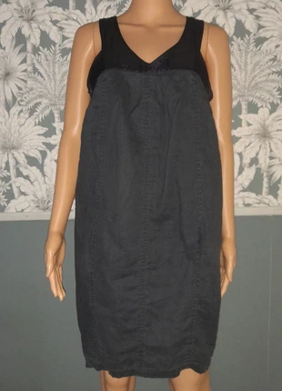 Robe Athé Vanessa Bruno lin bleu taille 38, merk: Athé Vanessa Bruno, staat: Heel goed, maat: M / 38 / 10, € 50,00, € 53,20 inclusief Kopersbescherming