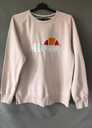 Sweat rose clair Ellesse Heritage brodé taille M coupe oversize femme, brand: Ellesse, condizioni: Buone, taglia: M / IT 42 / EU 38, €16.00, €17.50 include la Protezione acquisti Pro