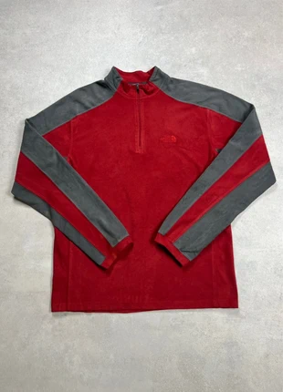 Veste polaire quart zip The North Face TKA 100 rouge et grise taille S logo brodé 100% polyester, marque: The North Face, état: Très bon état, taille: S, 17,00 €, 18,55 € Protection acheteurs incluse