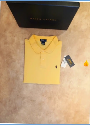 Polo Ralph Lauren jaune logo brodé bleu pour homme taille XL (18-20) taille S, marca: Ralph Lauren, estado: Muy bueno, tamaño: S, 27,00 €, 29,05 € Protección al comprador Pro incluida