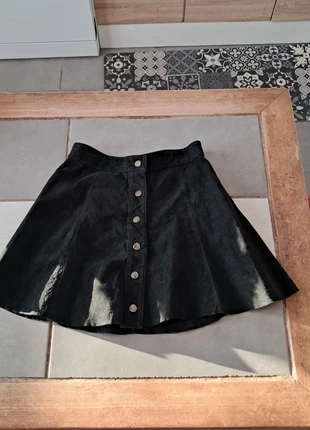 Jupe dain noir, état: Très bon état, taille: S / 36 / 8, 3,00 €, 3,85 € Protection acheteurs incluse