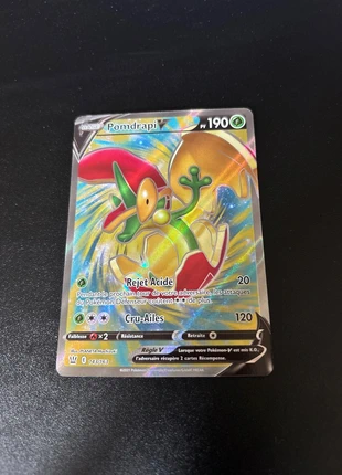 Pomdrapi V 143/163 FR, marke: Pokémon, zustand: Sehr gut, 9,00 €, 10,15 € inklusive Vinted-Käuferschutz