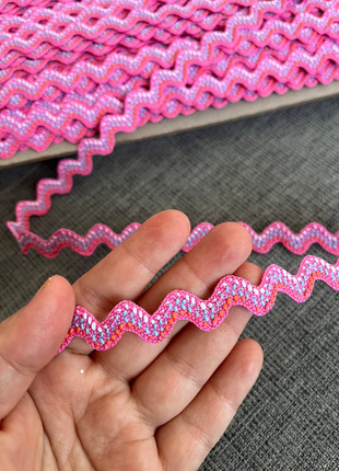 3m Pink-Multicolor Ric Rac Trim, condition: Very good, £4.00, £4.90 includes Buyer Protection Pro