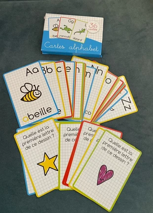 Jeu de cartes alphabet éducatives maternelle , brand: Alphabet, condition: Very good, size: 24-36 months / 92 cm, €3.00, €3.85 includes Buyer Protection