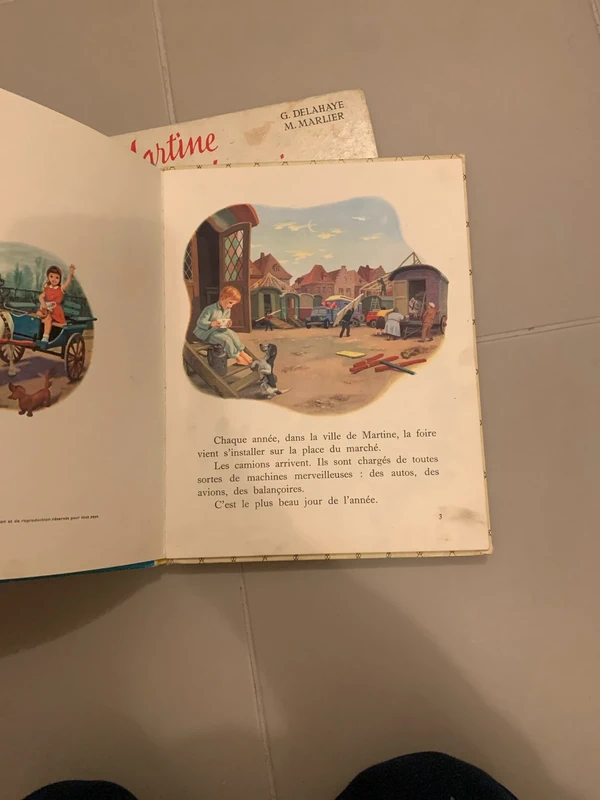 Lot deux livres vintage Martine - photo numéro 12