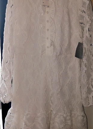 Robe en blanc, marque: Nordstrom, état: Neuf avec étiquette, taille: L / 40 / 12, 30,00 €, 32,20 € Protection acheteurs incluse