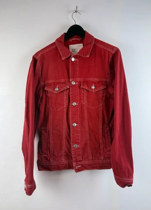 Veste en jeans Rouge Zara S femme (EW226), marque: Zara, état: Très bon état, taille: S, 15,00 €, 16,45 € Protection acheteurs (Pro) incluse