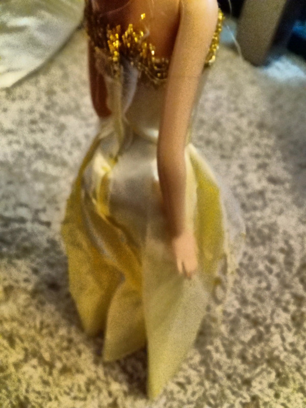 Older Barbie doll in Beautiful Gown 4