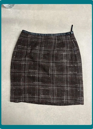 Jupe marron carreaux élégante – Charles Vögele – Taille S – Lot MI31, brand: Charles Vögele, condition: Very good, size: S / 36 / 8, €12.00, €13.30 includes Buyer Protection Pro