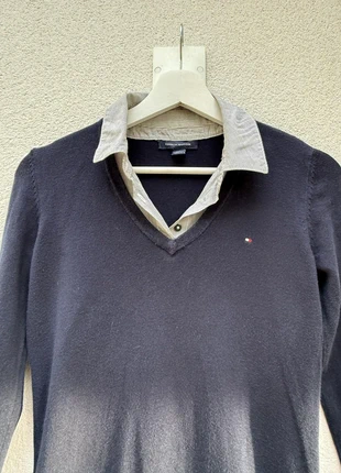 Pull col chemise Tommy Hilfiger XXS, merk: Tommy Hilfiger, staat: Goed, maat: XXS / 32 / 4, € 10,00, € 11,20 inclusief Kopersbescherming