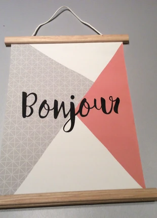 Cadre Bonjour, état: Neuf sans étiquette, 5,00 €, 5,95 € Protection acheteurs incluse