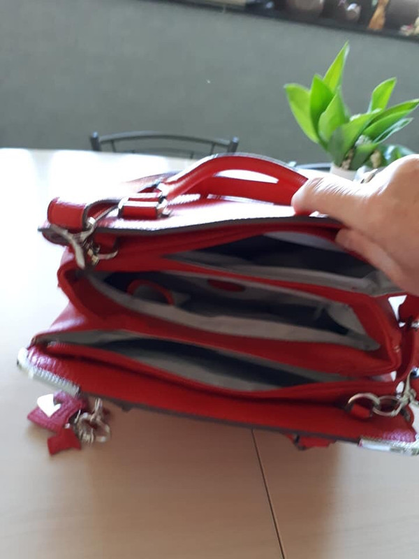 Sac rouge Laurent David Vinted