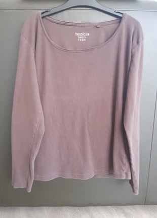 Maillot à manches longues marron, marque: C&A, état: Très bon état, taille: L / 40 / 12, 2,00 €, 2,80 € Protection acheteurs incluse