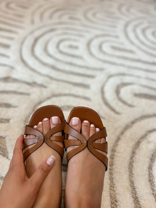 Zara Brown Sandals 1