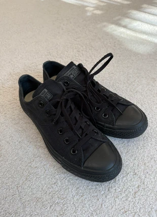 Converse Chuck Taylor All Star Low Top – Black Canvas Sneakers Unisex, brand: Converse, condition: Very good, size: 6, £15.00, £16.45 includes Buyer Protection
