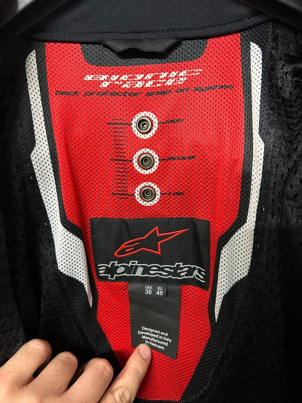 Giacca Moto Pelle Alpinestars 2