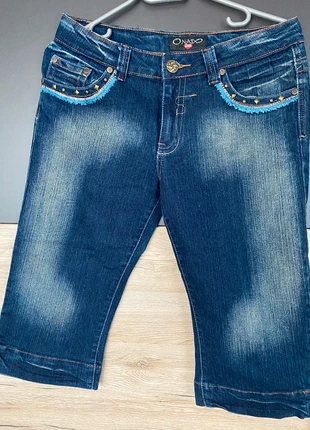 Jeans 👖 court, très belle finition sur les poches, marque: Onado, état: Très bon état, taille: M / 38 / 10, 8,00 €, 9,10 € Protection acheteurs incluse