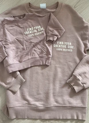 Sweat Zara - Papa + bébé , marque: Zara, état: Très bon état, taille: 9-12 mois / 74 cm, 70,00 €, 74,20 € Protection acheteurs incluse