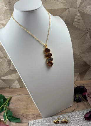 Superbe pendentif et bo pierre du soleil brut !, état: Très bon état, 15,00 €, 16,45 € Protection acheteurs (Pro) incluse