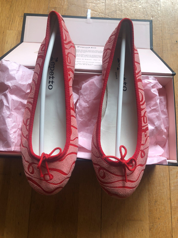 Ballerines Repetto roses et rouges - Vinted