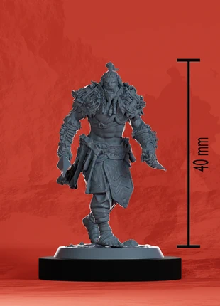Miniature dnd - guerrier orc - figurine à peindre pour jeux de rôle diorama et wargames, marke: D&D, zustand: Sehr gut, 4,50 €, 5,43 € beinhaltet Vinted-Käuferschutz Pro