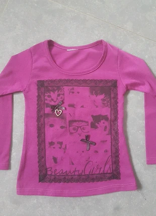 T shirt manche longue, état: Très bon état, taille: 4 ans / 104 cm, 1,00 €, 1,75 € Protection acheteurs incluse