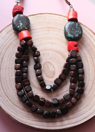 Collana etnica con pietre, marke: Hippie, zustand: Gut, 15,00 €, 16,45 € inklusive Vinted-Käuferschutz