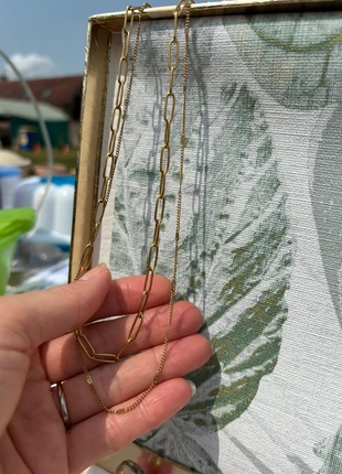 Collier double rangs or, merk: Fait Main, staat: Heel goed, € 8,00, € 9,10 inclusief Kopersbescherming