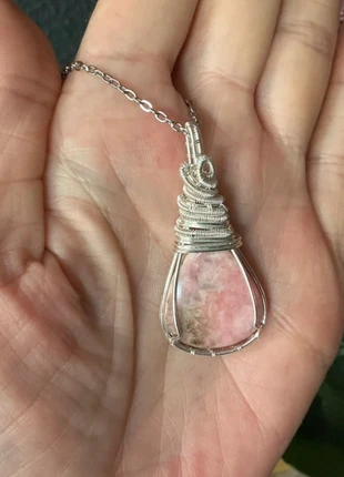 🌸 Rhodochronsiet edelsteen ketting 🌸, staat: Heel goed, € 21,00, € 22,75 inclusief Kopersbescherming Pro