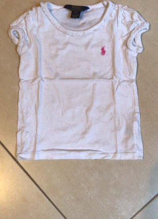 T shirt manches courtes Ralph Lauren , marke: Ralph Lauren, zustand: Zufriedenstellend, größe: 24–36 Monate / 92, 2,00 €, 2,80 € inklusive Vinted-Käuferschutz
