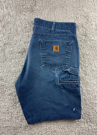 Short Carhartt carpenter cargo workwear bleu marine W38, marque: Carhartt, état: Très bon état, taille: XL, 17,95 €, 19,55 € Protection acheteurs incluse