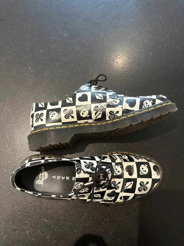 Doc Martens damier Playing Card