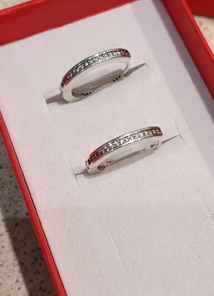 Orecchini a cerchio con brillantini, merk: Argento, staat: Heel goed, € 12,00, € 13,30 inclusief Kopersbescherming