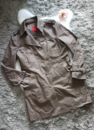 Trench marron midi. Esprit. T42., marca: Esprit, estado: Bueno, tamaño: XL / 42 / 14, 9,00 €, 10,15 € Protección al comprador incluida