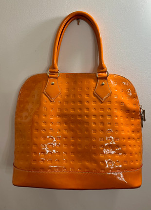 Authentic Arcadia Genuine Leather Caramel Camel Cognac Brown Handbag Purse Made In Italy Vinted