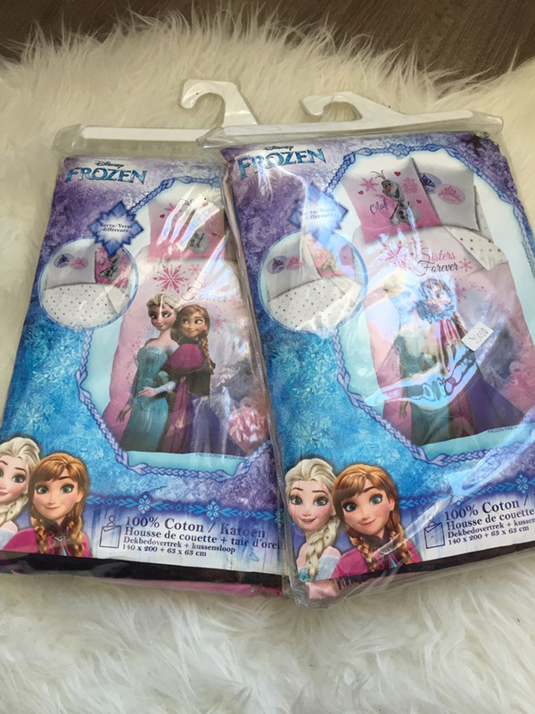 Housse de Couette Reine des Neiges Frozen Sisters Forever Coton