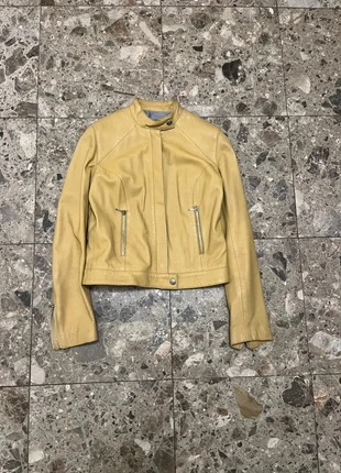 Veste en cuir Redskin jaune, marke: Redskins, zustand: Sehr gut, größe: M / 38 / 10, 64,00 €, 67,90 € inklusive Vinted-Käuferschutz