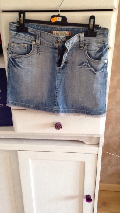 Mini jupe en jean