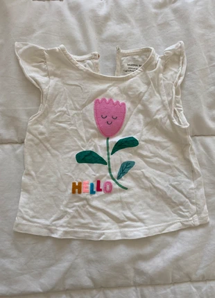 Tee-shirt en coton biologique Bout’chou 12 mois, marca: Bout'chou, estado: Muito bom, tamanho: 9-12 meses / 74 cm, €3.00, €3.85 inclui Proteção do Comprador