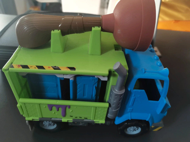 Camion poubelle jouet monstre