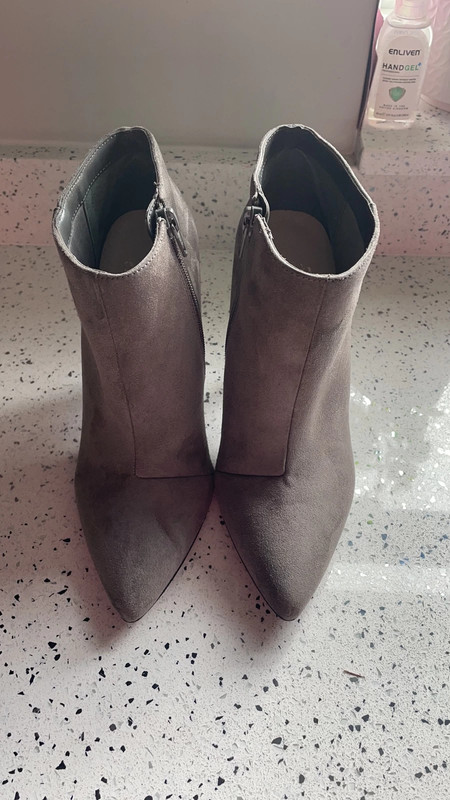 Grey ankle boots size sale 5