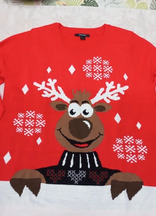 Pull de Noël, marke: Esmara, zustand: Neu, größe: XL / 42 / 14, 5,00 €, 5,95 € inklusive Vinted-Käuferschutz