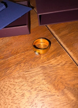 Monica Vinader gold chunky ring, brand: Monica Vinader, condition: Good, £35.00, £37.45 includes Buyer Protection