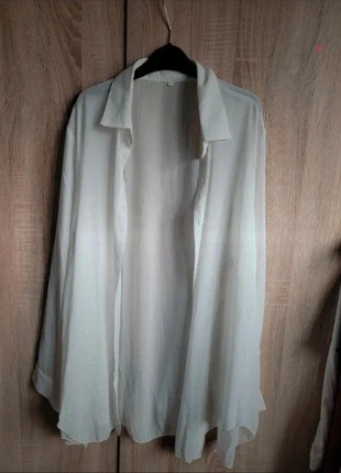 Chemisier en voile oversize L, marque: Shein, état: Très bon état, taille: L / 40 / 12, 5,00 €, 5,95 € Protection acheteurs incluse