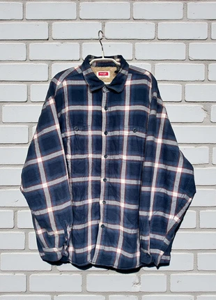 Wrangler Shacket Maat XL Blauw Wit Rood Ruit Cowboy Fleece, marque: Wrangler, état: Très bon état, taille: XL, 26,00 €, 28,00 € Protection acheteurs (Pro) incluse