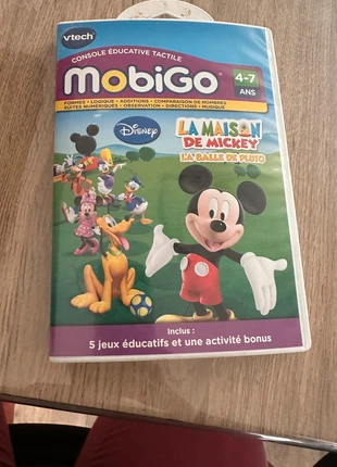 Jeu mobigo Mickey, merk: MobiGo, staat: Goed, maat: 3 jaar / 98 cm, € 3,00, € 3,85 inclusief Kopersbescherming