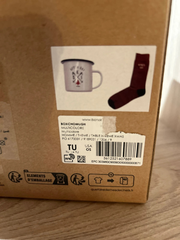 Coffret chaussettes et tasse Bonobo 3