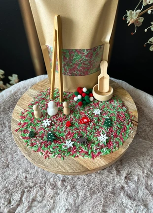 Speelrijst thema Kerst, marque: Montessori, état: Neuf sans étiquette, taille: 3 ans / 98 cm, 9,99 €, 11,19 € Protection acheteurs (Pro) incluse