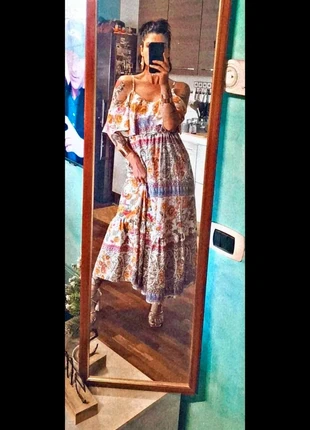 Summer flower dress positano style amalficoastitaly robelonguefleurie coquetteaestheticgirl, marca: Bohemian, estado: Muy bueno, tamaño: Talla única, 22,00 €, 23,80 € Protección al comprador incluida